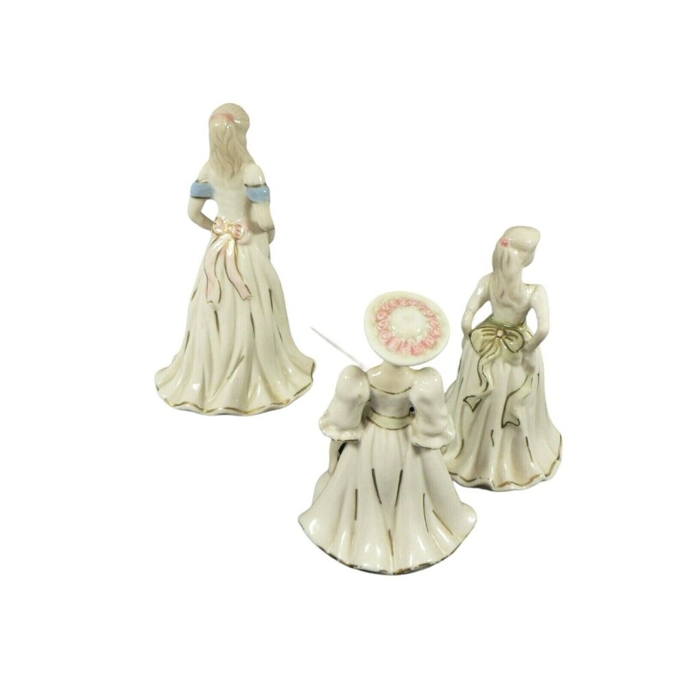 Female Figurines Victorian Ladies Porcelain K's Collection 3 pcs - Picture 11 of 12